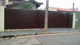 Portão Chapa Metálica Preço Jardim Sandra - Portão de Aço